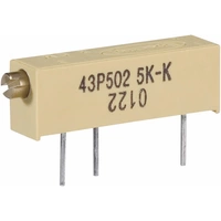 Vishay M43P203KB40 M43P203KB40 Spindeltrimmer 15-Gang linear 0.75W 20kΩ 5400° Vishay M43P203KB40 M43P203KB40 Spindeltrimmer 15-Gang linear 0.75W 20kΩ 5400°