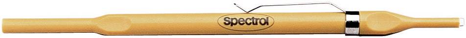 Gelber Stift mit der Aufschrift 'Spectra' in der Mitte und einer silbernen Metallklammer oben.