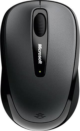 Microsoft Wireless Mobile Mouse 3500 f/Business Maus Funk Optisch Schwarz 3 Tasten 1000 dpi