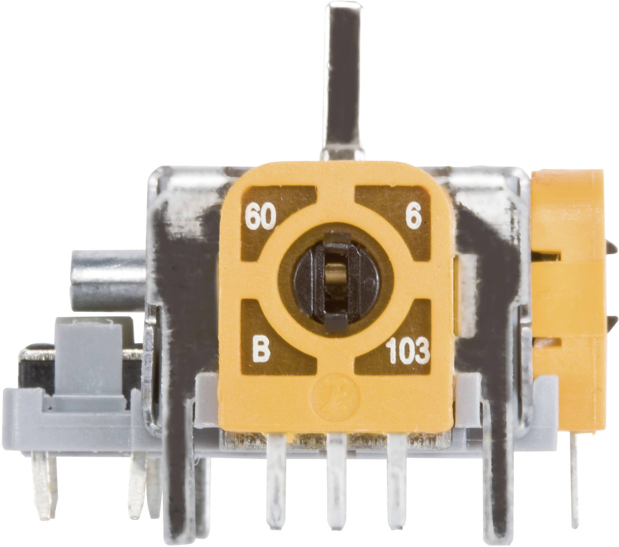 98002C1 Joystick 12 V/DC Metallhebel gerade Lötpins 1 St.