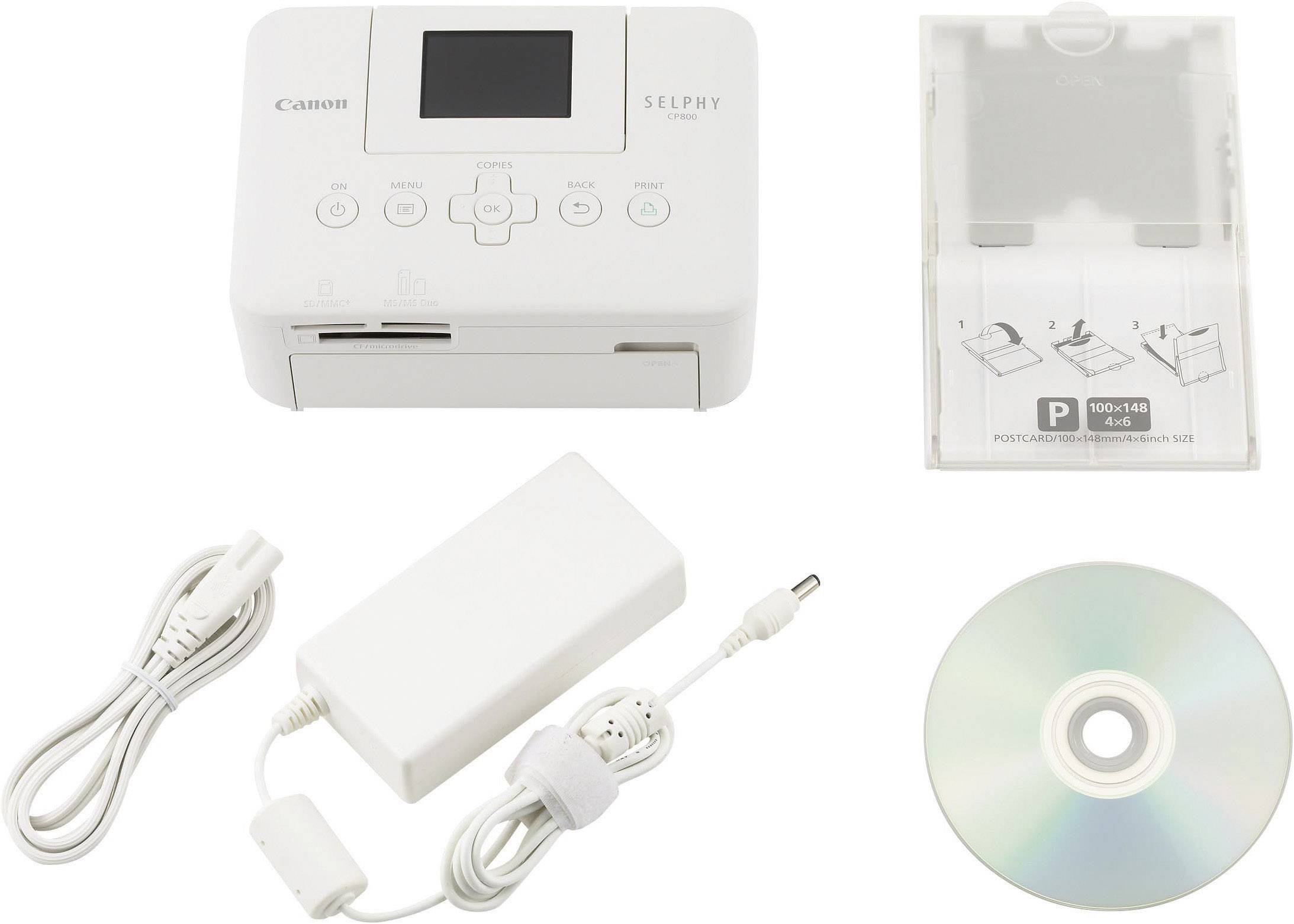 Canon SELPHY CP800 Fotodrucker / Thermosublimation / Weiß