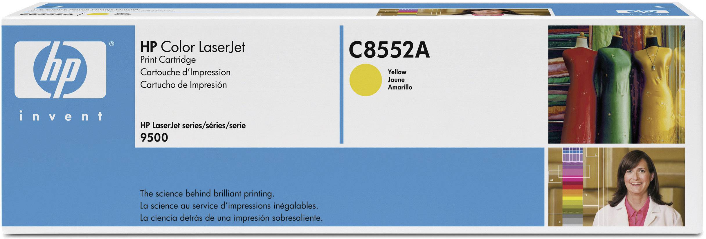 HP 822A - Gelb - Original - LaserJet - Tonerpatrone (C8552A) - für Color LaserJet 9500gp, 9500hdn, 9500mfp, 9500n