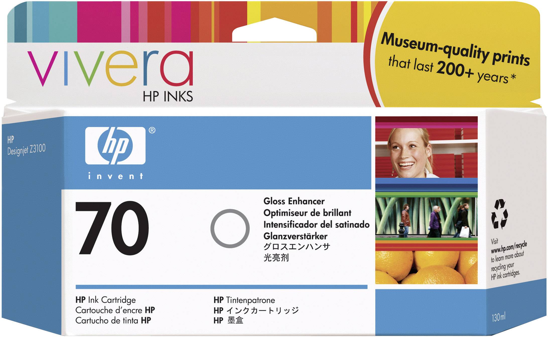 HP Druckerpatrone 70 Original Transparent C9459A