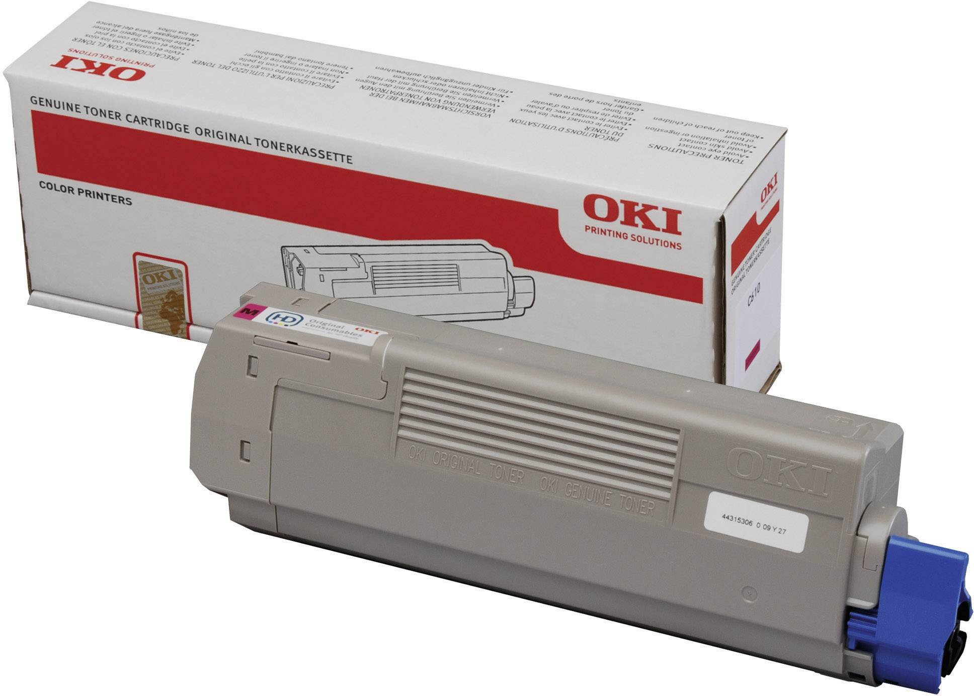 OKI 44315307 Tonerkassette Cyan 6000 Seiten Toner Original C610