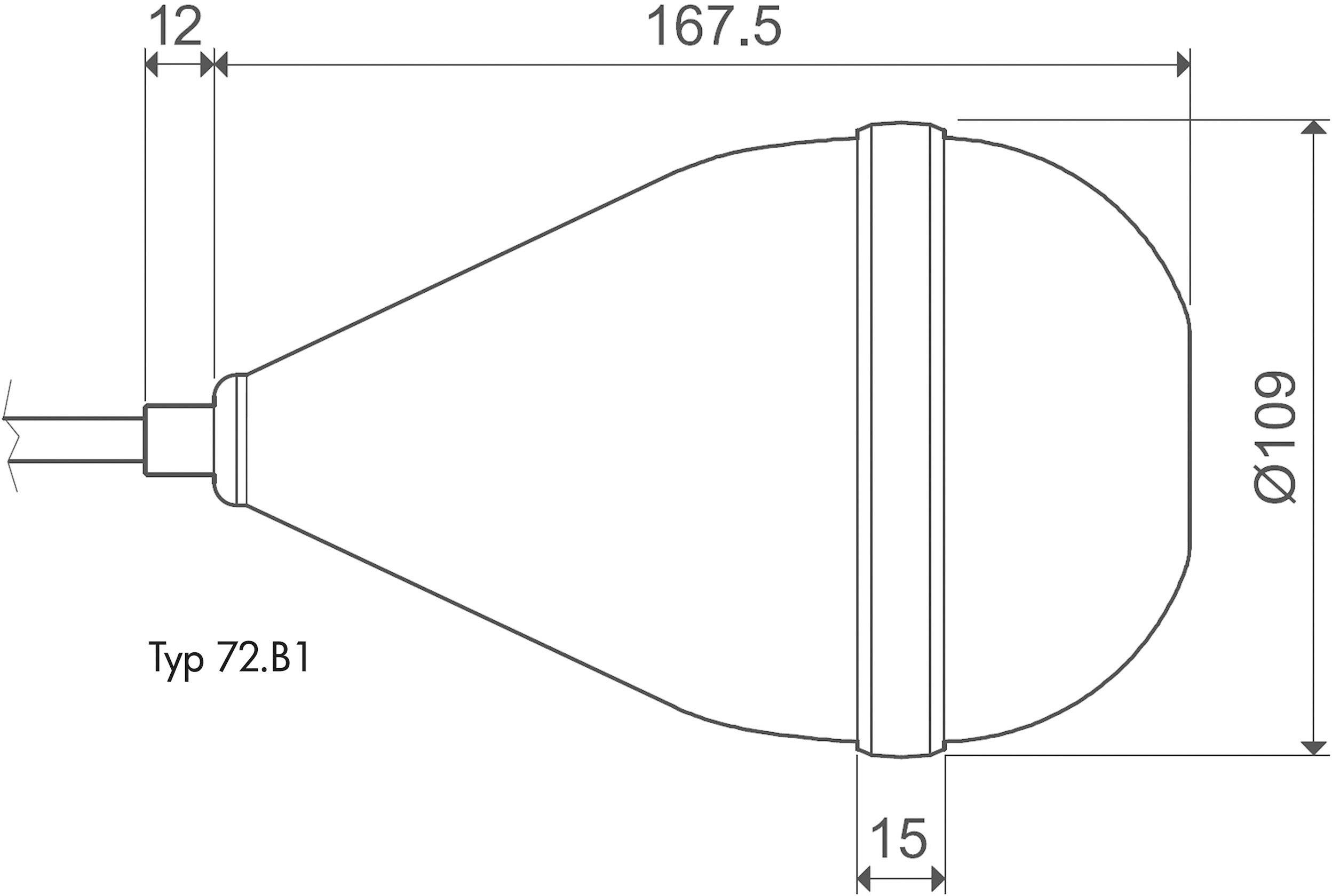 Finder Schwimmer-Schaltsensor für Überwachungsrelais 1 Wechsler 1 St. 72.B1.0.000.1001