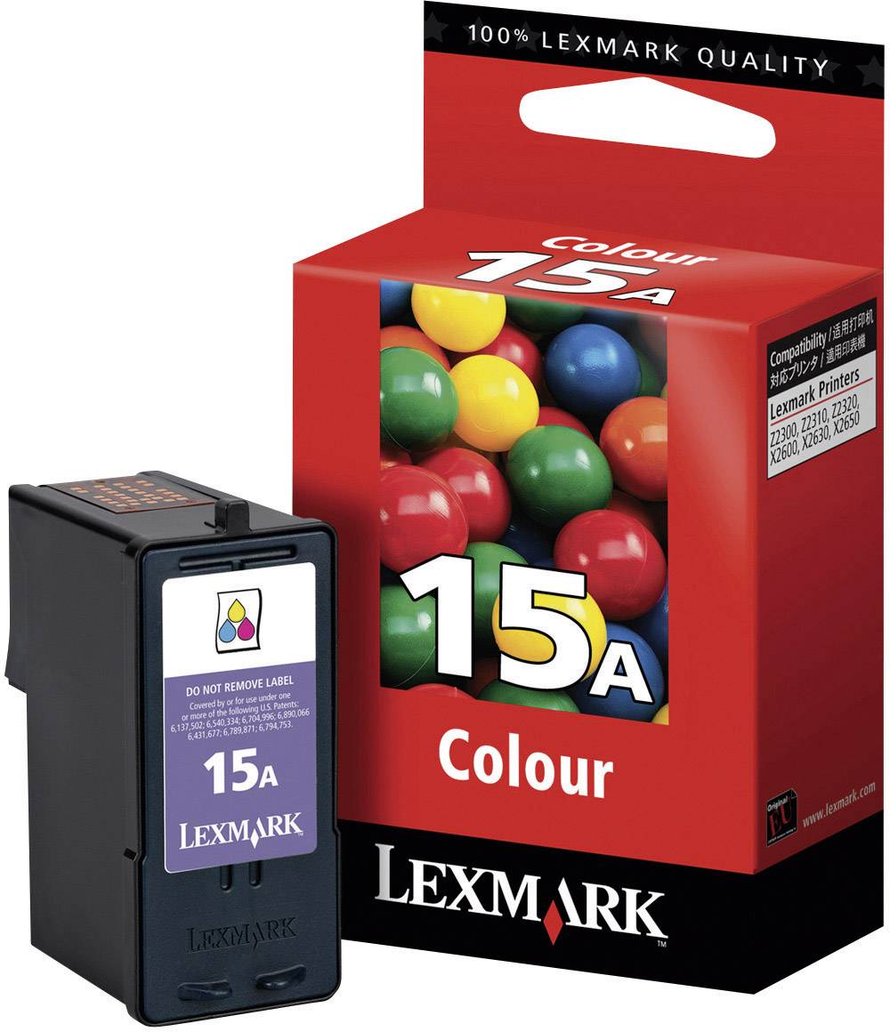 Lexmark Druckerpatrone 15A Original Cyan, Magenta, Gelb 18C2100E
