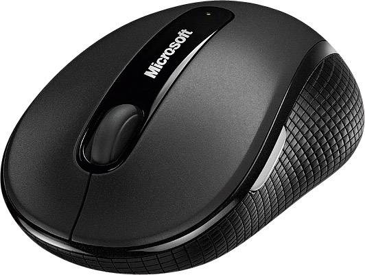 Microsoft Wireless Mobile Mouse 4000 Business Maus Funk Optisch Schwarz 4 Tasten 1000 dpi