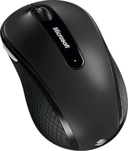 Microsoft Wireless Mobile Mouse 4000 Business Maus Funk Optisch Schwarz 4 Tasten 1000 dpi
