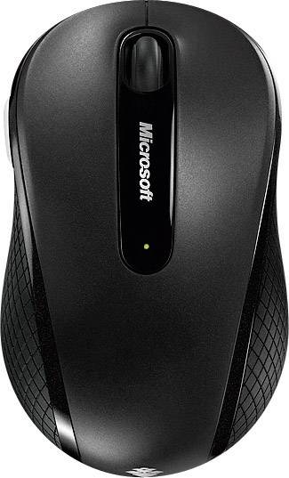 Microsoft Wireless Mobile Mouse 4000 Business Maus Funk Optisch Schwarz 4 Tasten 1000 dpi