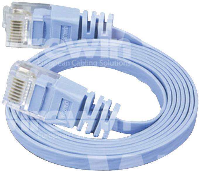 Wirewin RJ45 Patchkabel CAT 6 U/UTP 2.00 m Blau hochflexibel 1 St.