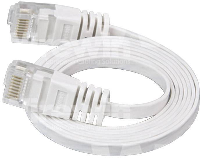 Wirewin RJ45 Patchkabel CAT 6 U/UTP 0.15 m Weiß hochflexibel 1 St.