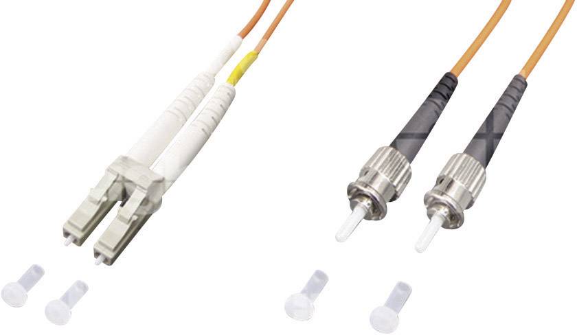 Lightwin LDP-50 LC-ST 1.0 Glasfaser LWL Anschlusskabel 1.00 m Orange [1x LC-Stecker - 1x ST-Stecker] 50/125 µ Multimode OM2