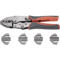 TOOLCRAFT PZ-506 430461 Crimpzangen-Set 6teilig Isolierte Kabelschuhe, Unisolierte, geschlossene Kabelschuhe, Offene, unisolierte TOOLCRAFT PZ-506 430461 Crimpzangen-Set 6teilig Isolierte Kabelschuhe, Unisolierte, geschlossene Kabelschuhe, Offene, unisolierte