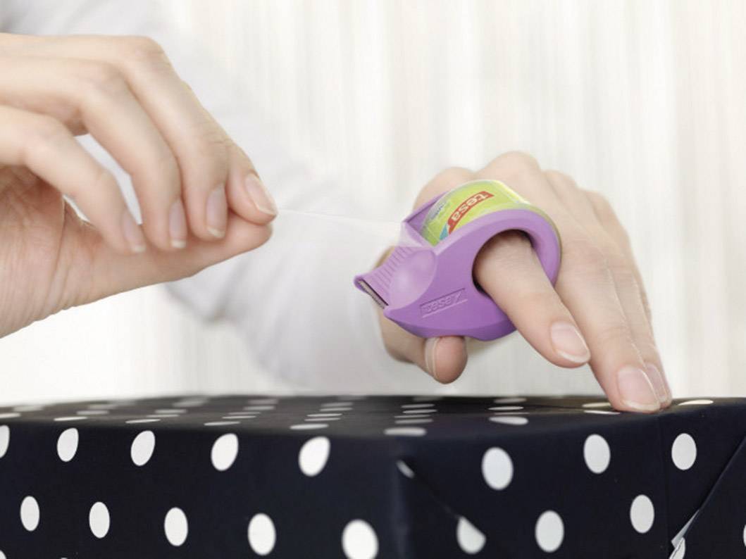 TESA 58248-00000-02 tesafilm ecoLogo® Dunkelgrün, Hellgrün, Violett, Blau 1St.