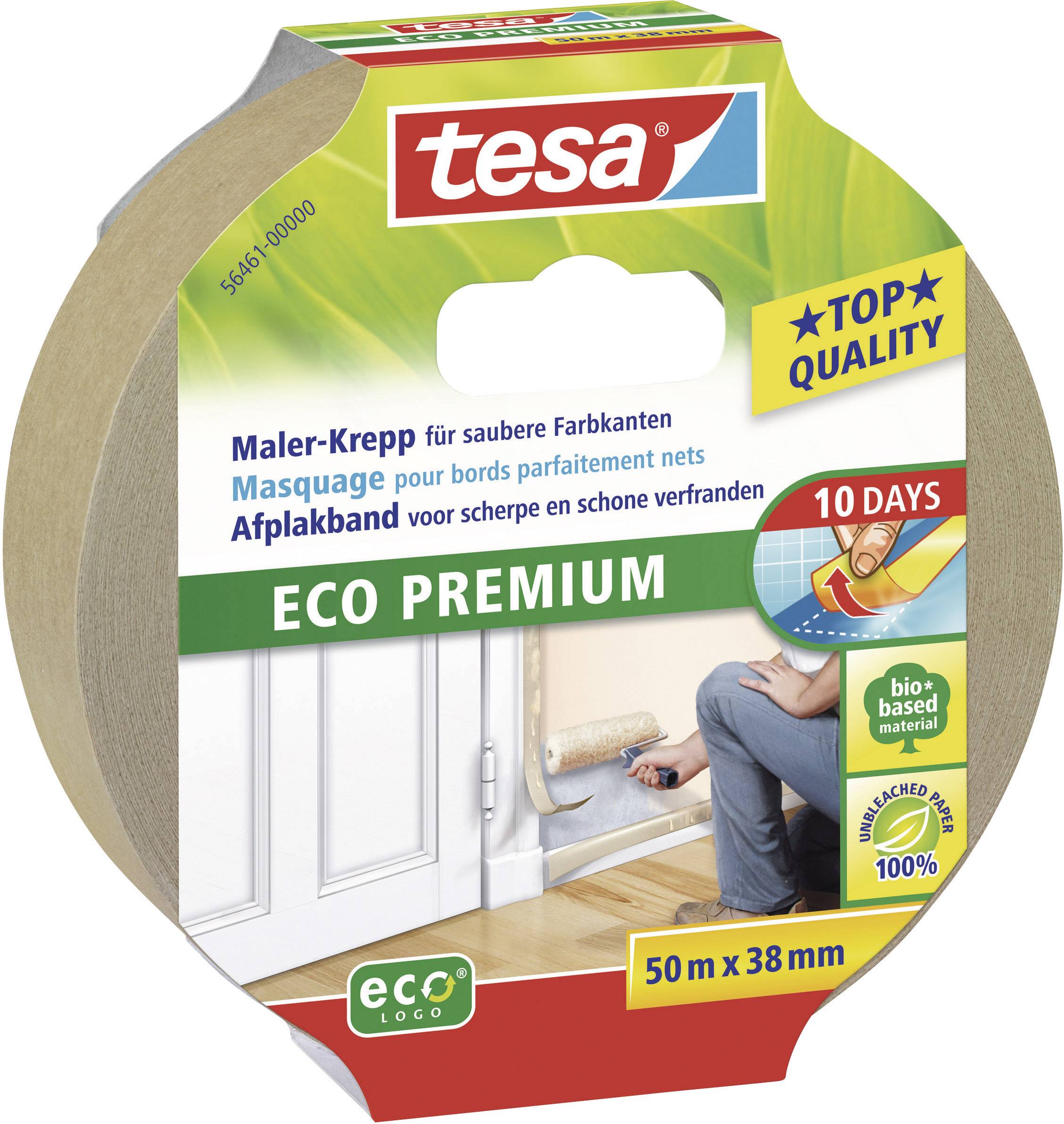 TESA ECO PREMIUM 56461-00000-02 Kreppband Braun (L x B) 50 m x 38 mm 1 St.