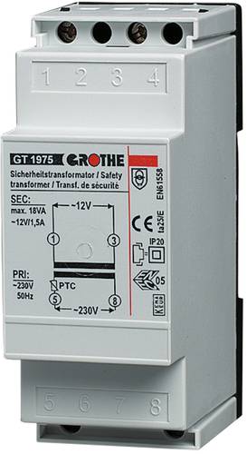 Grothe 14101 Klingel-Transformator 12 V/AC 1.5A