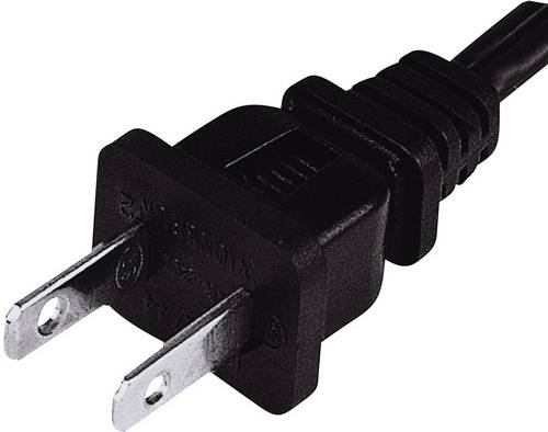 HAWA 1008266 Strom Anschlusskabel Schwarz 2.00 m