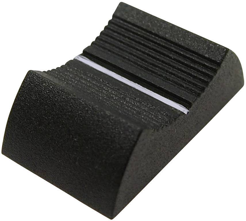 Cliff CP3335 CP3335 Schiebeknopf Schwarz (L x B x H) 27 x 16 x 7mm