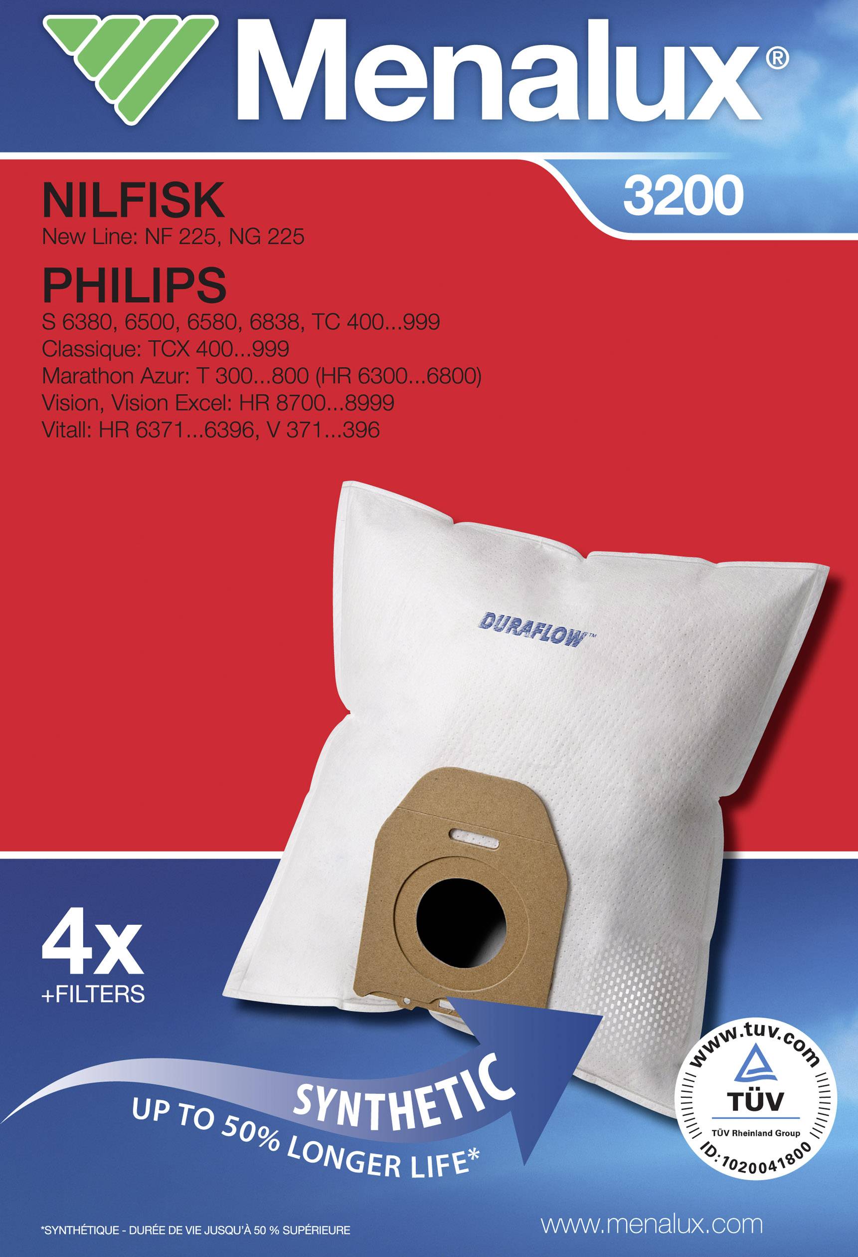 Menalux 3200 Staubsaugerbeutel 1 St.