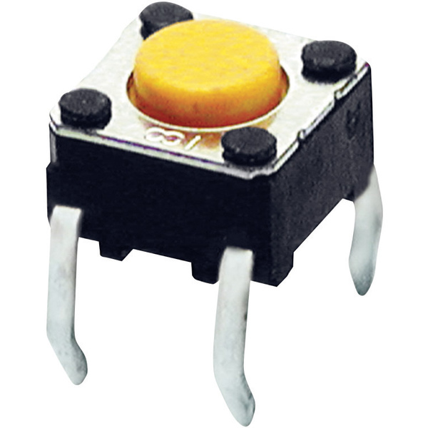 Omron B3F1052 B3F1052 Drucktaster 24 V/DC 0.05 A 1 x Aus/(Ein) tastend (L x B x H) 6 x 6 x 7.3 mm 1