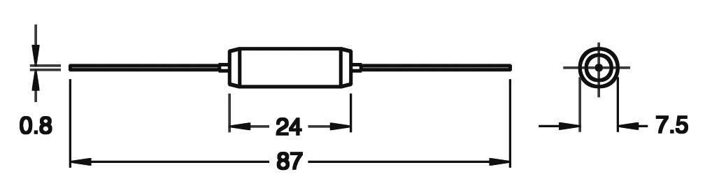 Fastron MESC-471M-01 MESC-471M-01 Induktivität axial bedrahtet MESC 470 µH 7.8Ω 0.3A