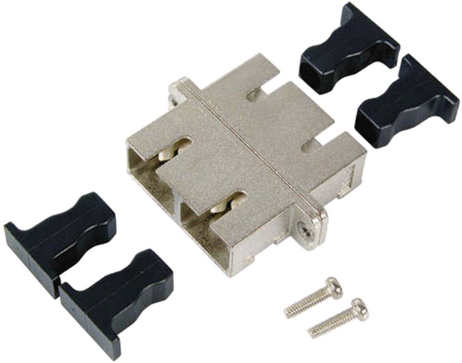 Kupplung SC/APC Duplex OS2 Metallgehäuse -- Glasfaserverkabelung Glasfaser