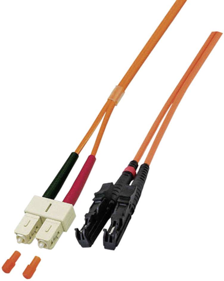 EFB Elektronik O0940.5 Glasfaser LWL Anschlusskabel 5.00 m Gelb [1x E2000®-Stecker - 1x SC-Stecker] 9/125 µ Singlemode OS2