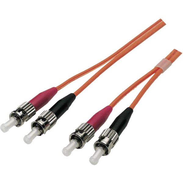 Câble de raccordement FO EFB Elektronik O6013.5 [1x ST mâle - 1x ST mâle] 50/125 µ Multimode OM2 5.00 m