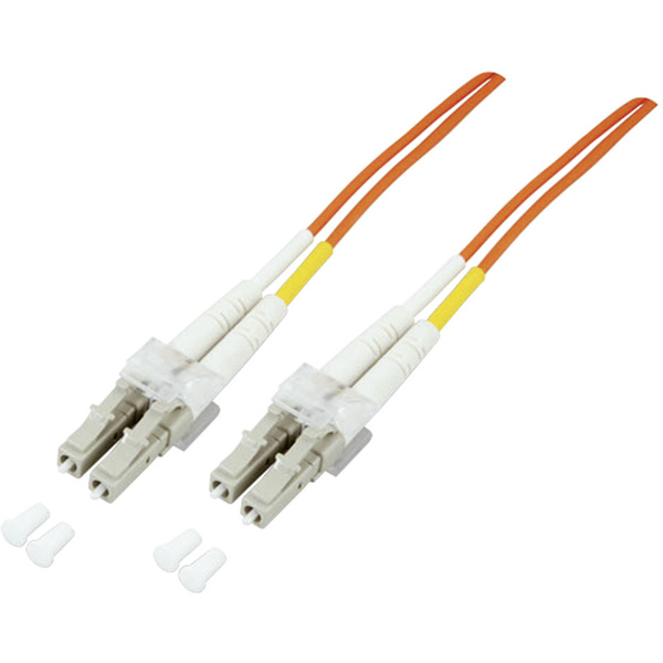Câble de raccordement FO EFB Elektronik O0310.1 [1x LC mâle - 1x LC mâle] 50/125 µ Multimode OM2 1.00 m