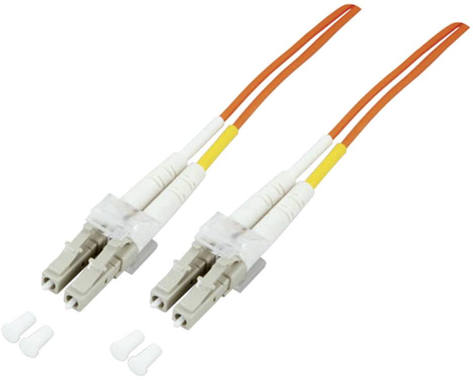 EFB Elektronik O0312.10 Glasfaser LWL Anschlusskabel [1x LC-Stecker - 1x LC-Stecker] 50/125 µ Multimode OM3 10.00 m