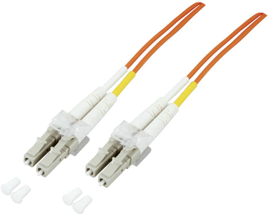 EFB Elektronik O0312.20 Glasfaser LWL Anschlusskabel [1x LC-Stecker - 1x LC-Stecker] 50/125 µ Multimode OM3 20.00 m