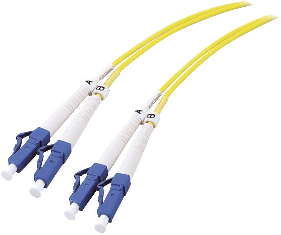 EFB Elektronik O0350.2 Glasfaser LWL Anschlusskabel 2.00 m Gelb [1x LC-Stecker - 1x LC-Stecker] 9/125 µ Singlemode OS2