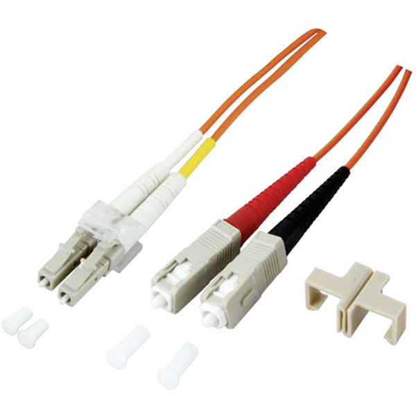 Câble de raccordement FO EFB Elektronik O0360.2 [1x LC mâle - 1x SC mâle] 9/125 µ Singlemode OS2 2.00 m