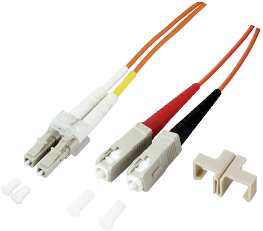 EFB Elektronik O0360.20 Glasfaser LWL Anschlusskabel [1x LC-Stecker - 1x SC-Stecker] 9/125 µ Singlemode OS2 20.00 m