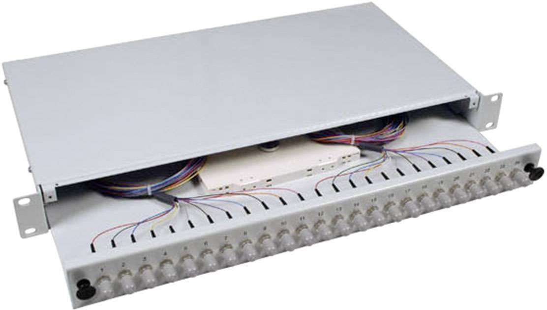 EFB Elektronik B71006.12OM3 LWL-Spleißbox 12 Port ST Bestückt 1 HE