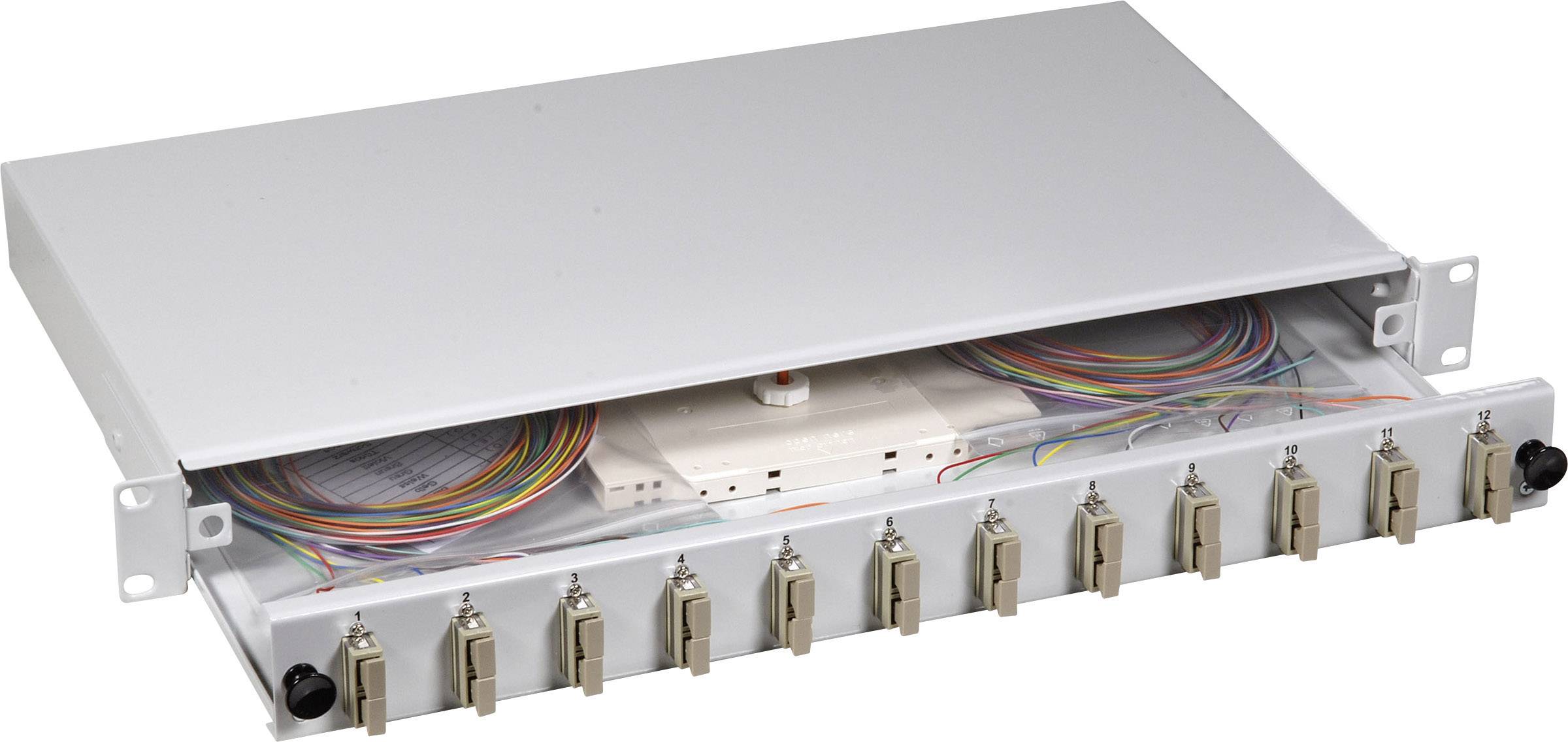 EFB Elektronik B71203.24OM3 LWL-Spleißbox 24 Port SC Bestückt 1 HE