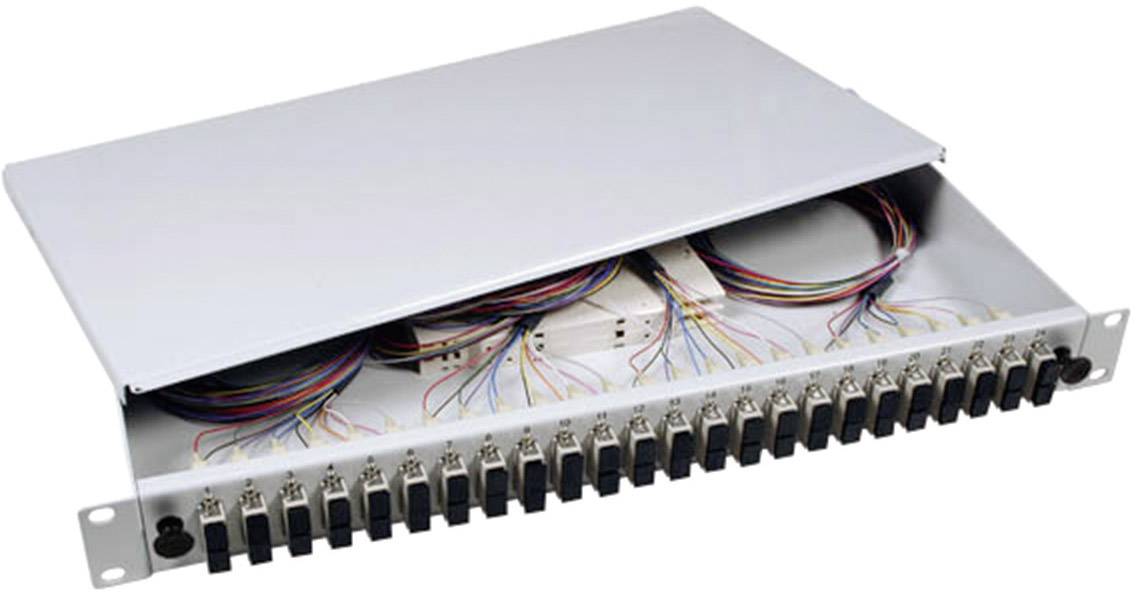 EFB Elektronik B70203.24OM3 LWL-Spleißbox 24 Port SC Bestückt 1 HE