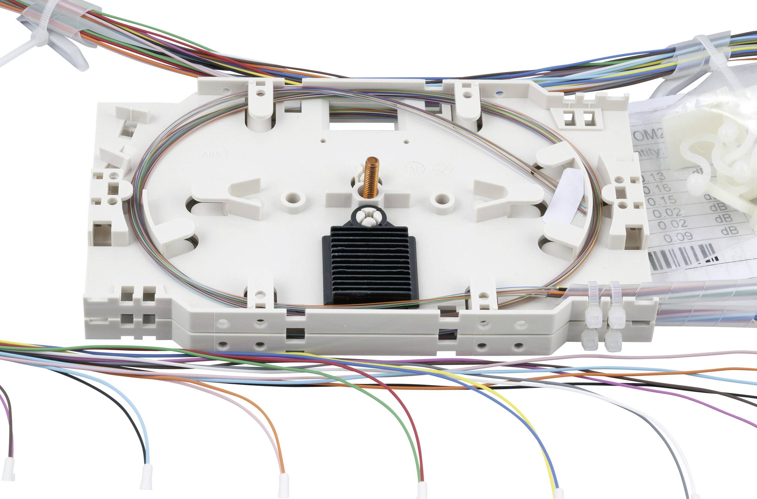 EFB Elektronik Spleißbox E2000®/APC 9/125µ 24 Pigtails abgesetzt/ 24 Kupplungen