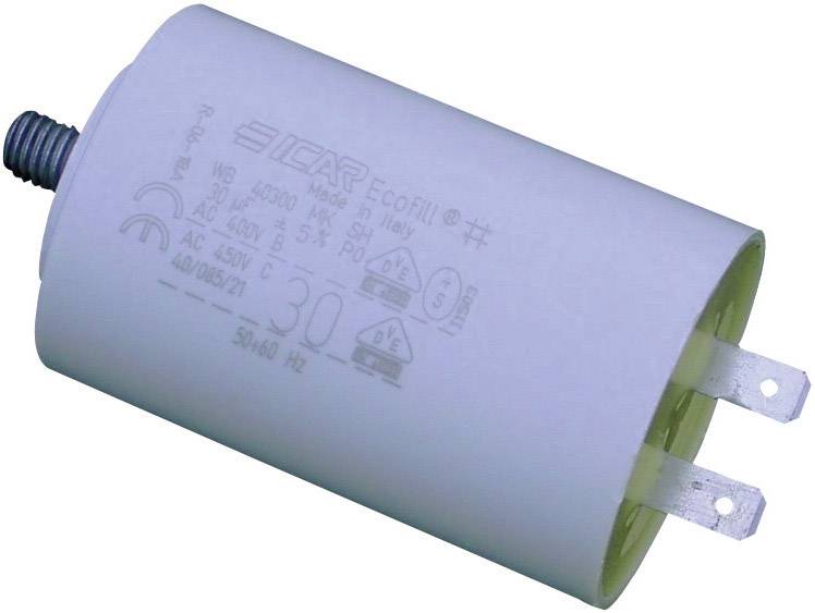 Weltron WB40100/A 1 St. MKP-Motorkondensator Steckanschluss  10 µF 450 V/AC 5 %  (Ø x H) 30 mm x 71 mm