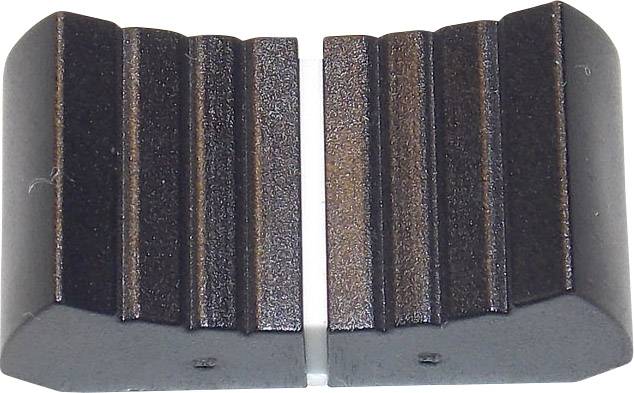 ALPS 76501 76501 Schiebeknopf Schwarz (L x B) 13 mm x 25 mm