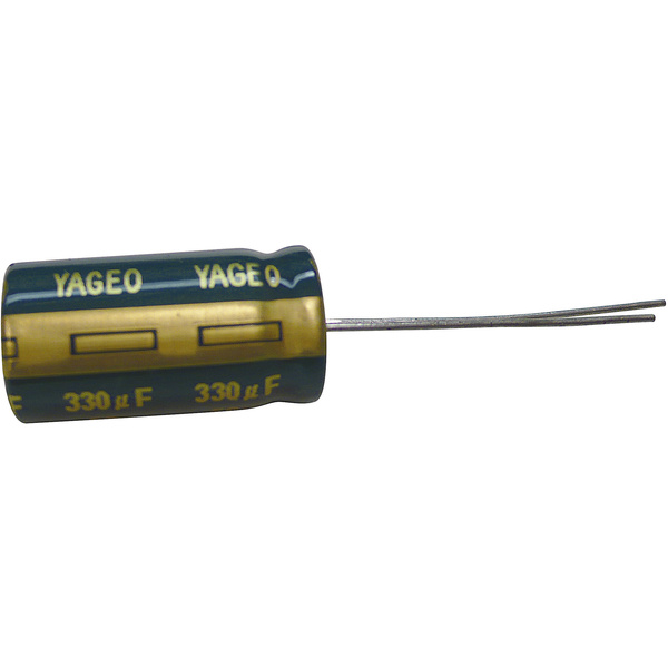 Yageo SC006M2200B5S-1025 Elektrolyt-Kondensator radial bedrahtet 5mm 2200 µF 6.3V 20% (Ø x H) 10mm x 25mm