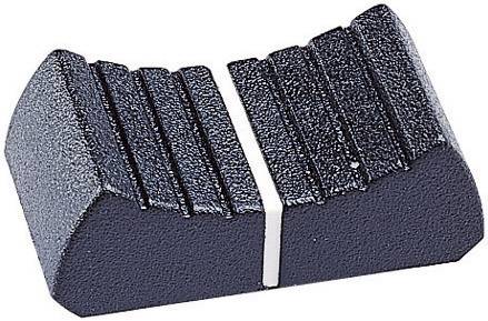 PB Fastener 4/02/LK 110 02 Schiebeknopf Schwarz (L x B x H) 24.8 x 12.6 x 9mm