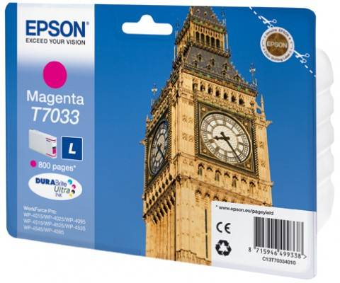 Epson Druckerpatrone T7033 Original Magenta C13T70334010