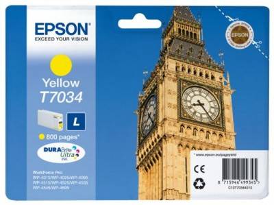 Epson Druckerpatrone T7034 Original Gelb C13T70344010