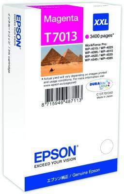 Epson Druckerpatrone T7013, XXL Original Magenta C13T70134010
