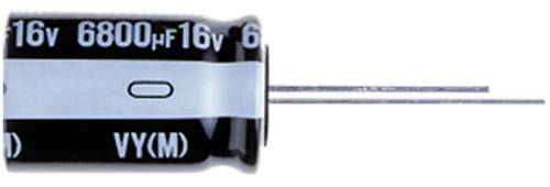 Nichicon UVY1E153MRD Elektrolyt-Kondensator radial bedrahtet 10mm 15000 µF 25 V/DC 20% (Ø x L) 22m