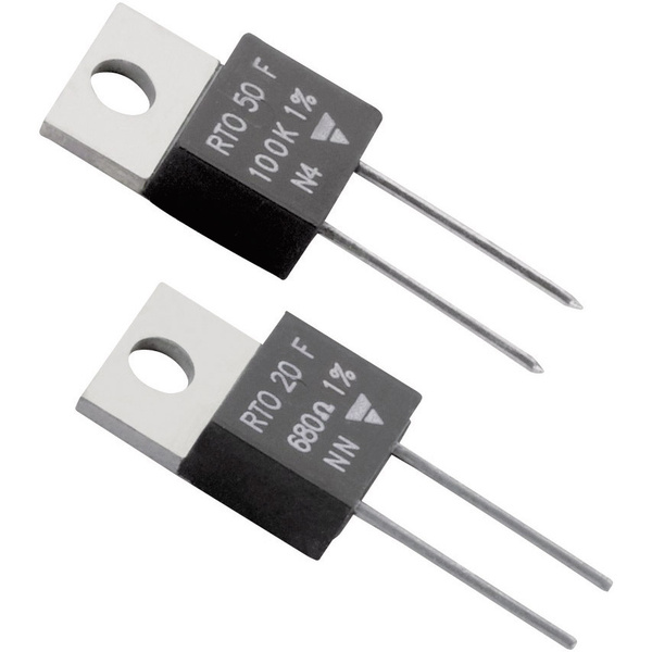 Vishay RTO 50 F Hochlast-Widerstand 2.2kΩ axial bedrahtet TO-220 50W 1% 1St.