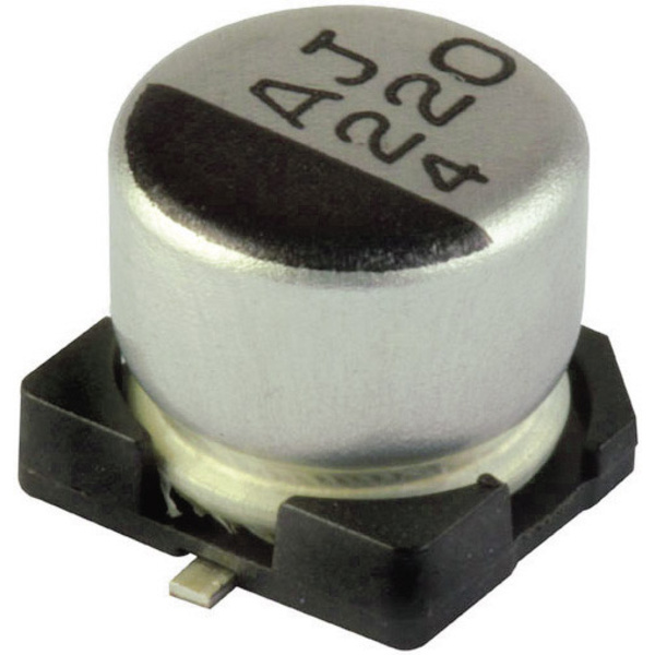 Yageo CB010M0100RSD-0605 Elektrolyt-Kondensator SMD 100 µF 10V 20% (Ø x H) 6.3mm x 5.4mm