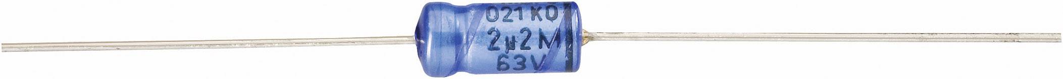 Vishay 2222 021 36221 Elektrolyt-Kondensator axial bedrahtet 220 µF 25V 20% (Ø x L) 6.5mm x 18mm 1St.