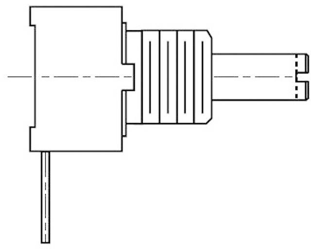 Bourns 3310Y-001-103L 3310Y-001-103L Dreh-Potentiometer 0.25W 10kΩ